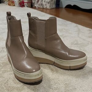 Coconuts by Matisse Taupe Platform Ankle Boots